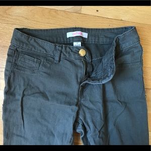 Charlotte Russe green jegging